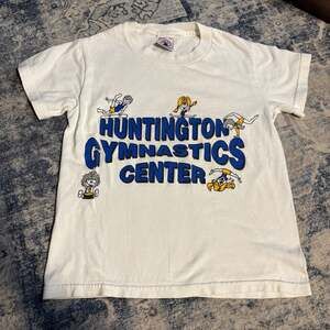 Delta Huntington Gymnastics Center Youth S White T-Shirt